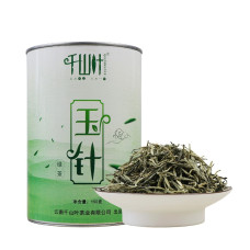 2017, Нефритовые иглы, 150 г/банка, зелёный чай, ч/ф Цяньшань Е