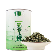 2017, Нефритовые спирали, 300 г/банка, зелёный чай, ч/ф Цяньшань Е