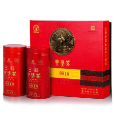 2019, 0818, любао пров. Гуанси, 400 г/коробка, чёрный чай, ч/ф Саньхэ
